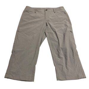 Kuhl Grey Bermuda Shorts Adjustable Length Pull Tab Outdoor Hiking Casual Sz 6